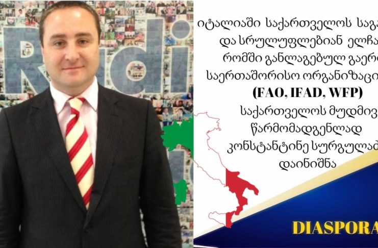 კონსტანტინე სურგულაძე იტალიაში საქართველოს ელჩად დაინიშნა